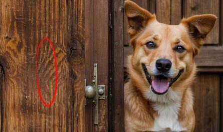 how to fix dog sacratches on a wood door