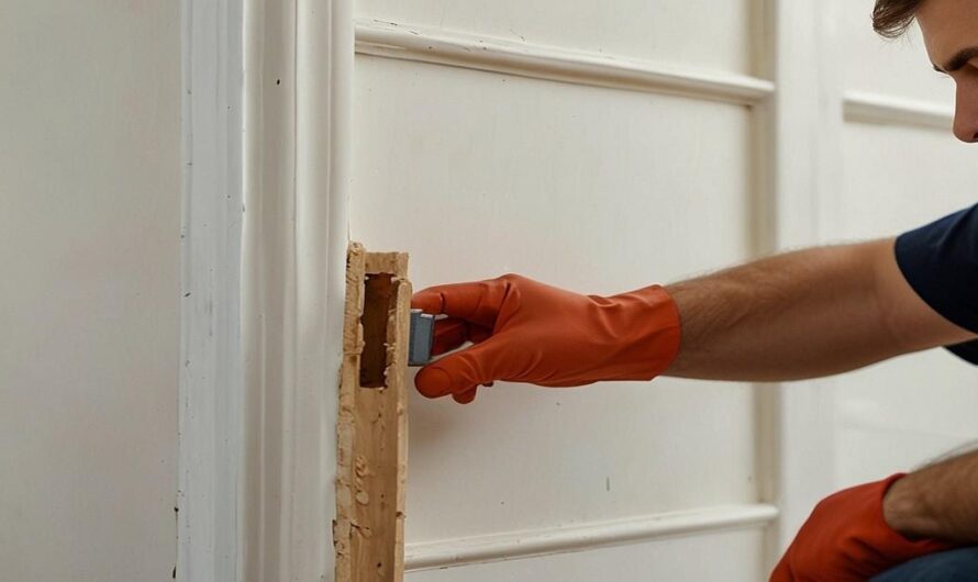 How to Repair a Door Frame With Wood Filler? (6 Easy Steps)