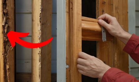 How to fix wood rot in door frame