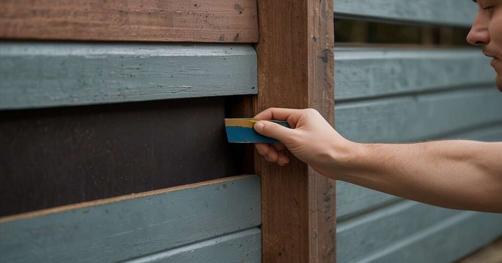 faux wood garage door paint