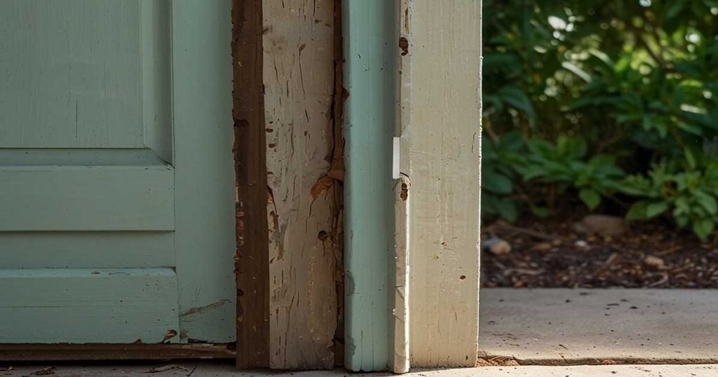 repair a door jamb wood rot