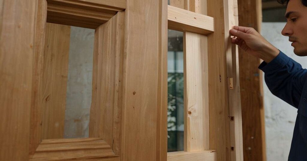 how to make solid wooden front doors