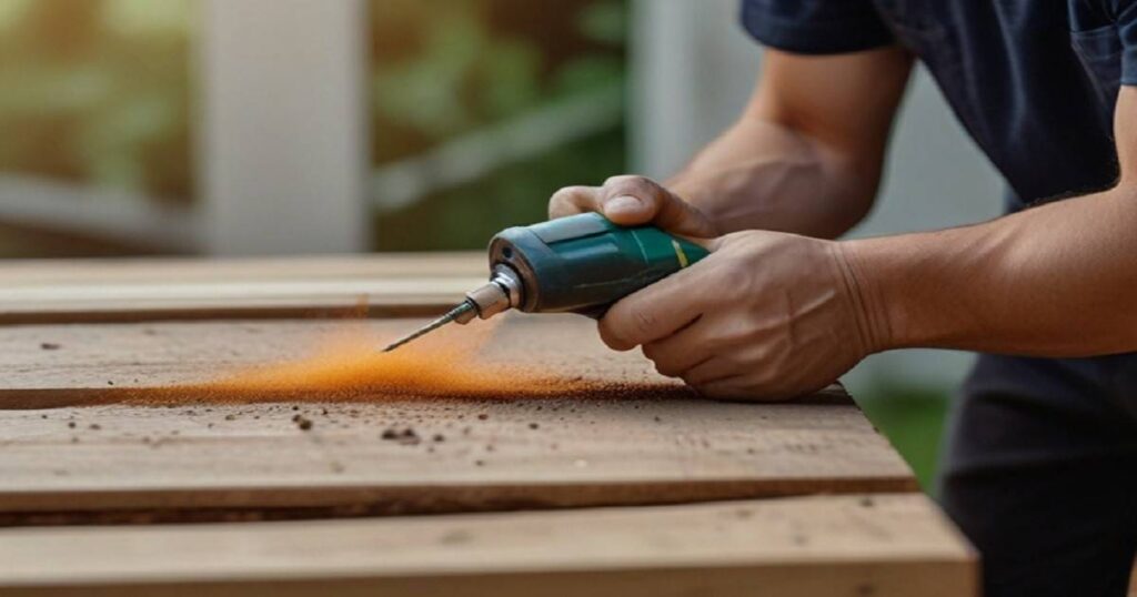 remove varnish from wood with a heat gun 