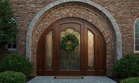 how to make an arch door